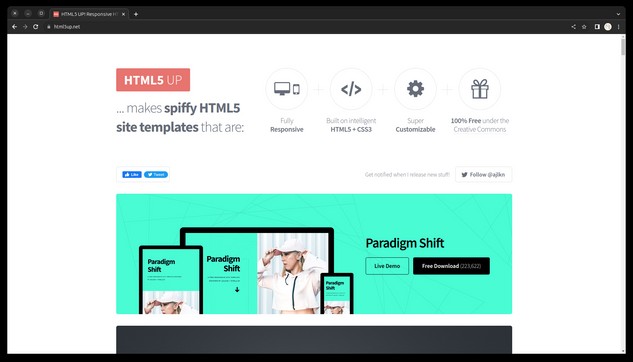 HTML5 Up Website