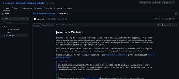 Jamstack Website Boilerplate